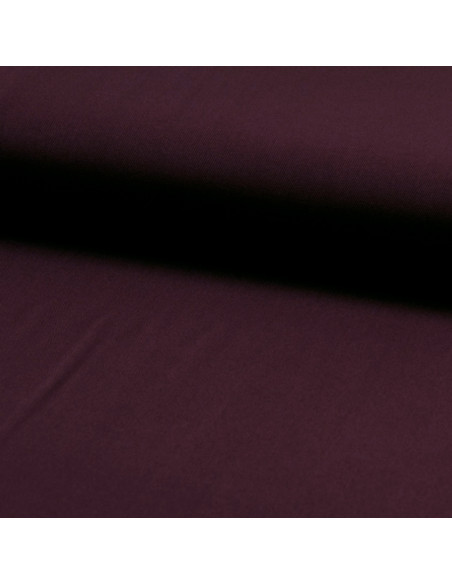 Viscose twill fabric - Burgundy