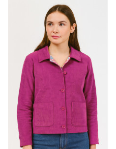 Corduroy fabric - Cyclamen 2