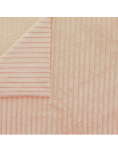 Minky fabric wide ribs - Beige 2