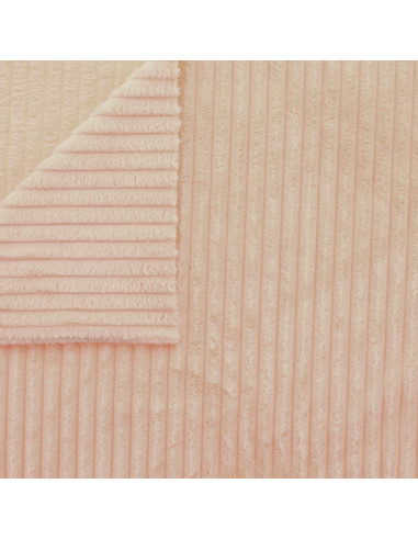 Minky fabric wide ribs - Beige