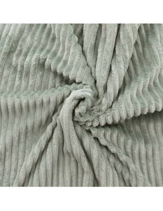 Minky fabric wide ribs - Khaki