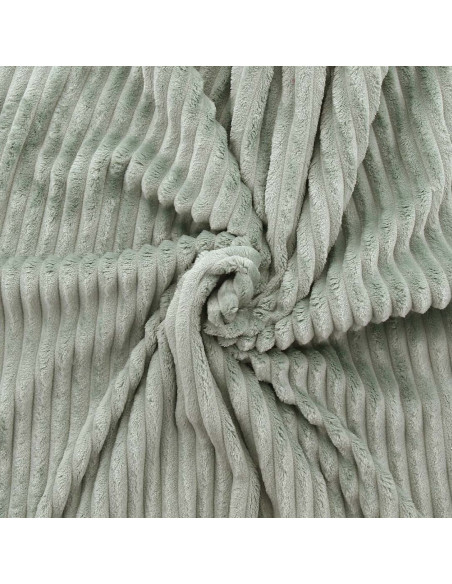 Minky fabric wide ribs - Khaki