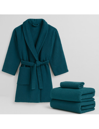 Terry cloth - Petrol blue