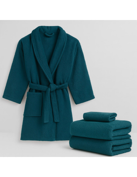 Terry cloth - Petrol blue