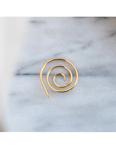 Spiral stitch stopper for knitting - Gold