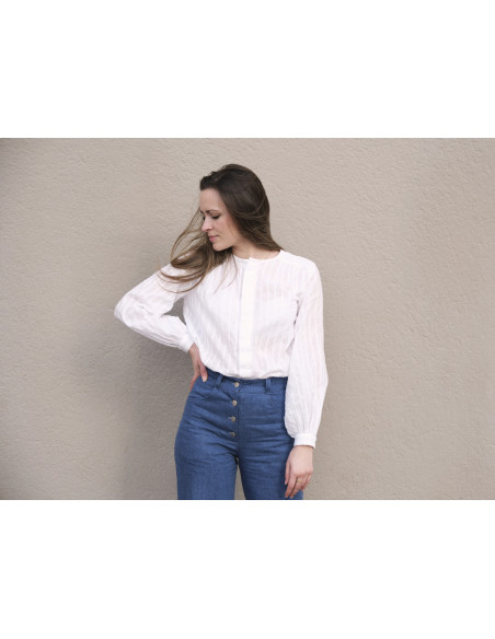Maritza Shirt Pattern - Cha' Coud