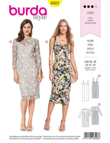 Dress pattern - Burda 6423
