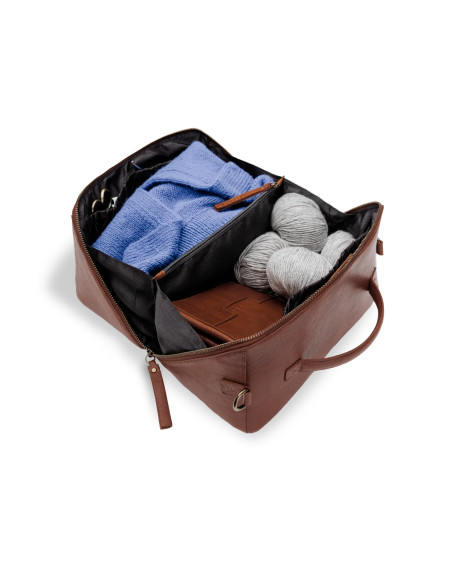 Muud Cleo Midi Crossbody Bag - Rich Brown