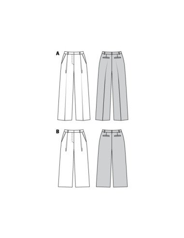 Pants pattern - Burda 6436