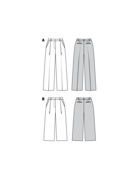Pants pattern - Burda 6436
