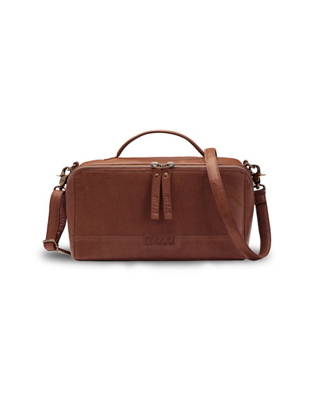Muud Cleo Midi Crossbody Bag - Rich Brown