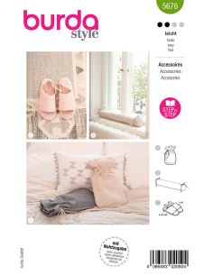 Cover and Slippers Pattern - Burda 5676