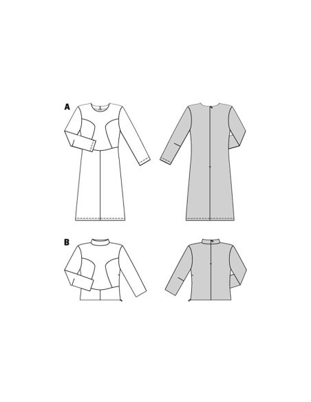 Dress and T-shirt pattern - Burda 5677