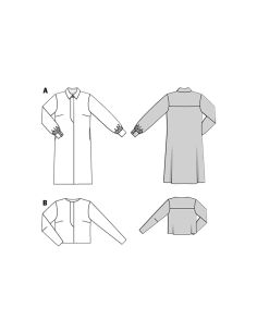 Dress and blouse pattern - Burda 5678 2