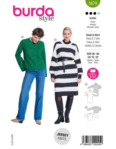 Sweater pattern - Burda 5679
