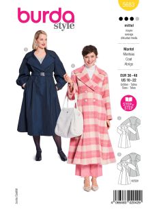 Coat pattern - Burda 5683