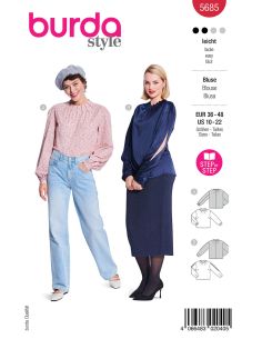 Blouse pattern - Burda 5685