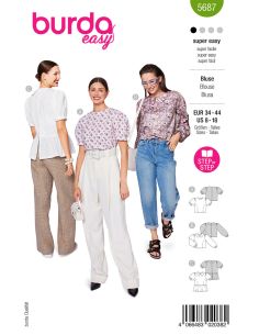 Blouse pattern - Burda 5687