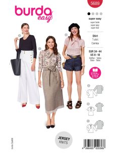 T-shirt Pattern - Burda 5689
