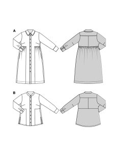 Dress and blouse pattern - Burda 5693 2