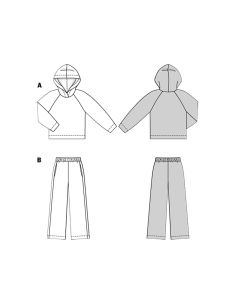 Sweatshirt pattern - Burda 5694 2
