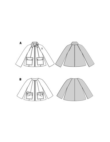 Jacket pattern - Burda 5695