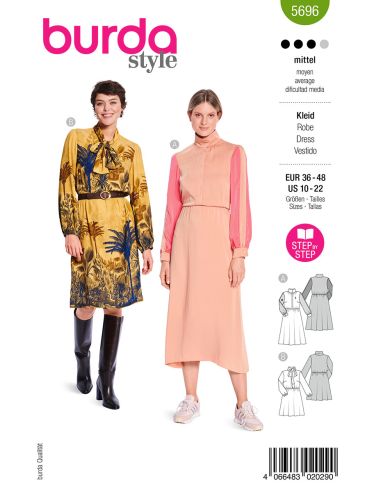 Dress pattern - Burda 5696