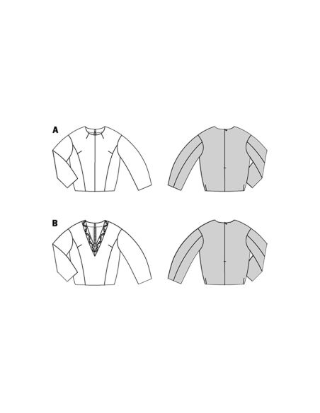 T-shirt Pattern - Burda 5697