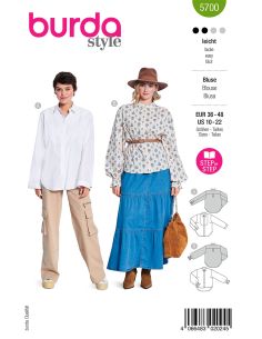 Blouse pattern - Burda 5700