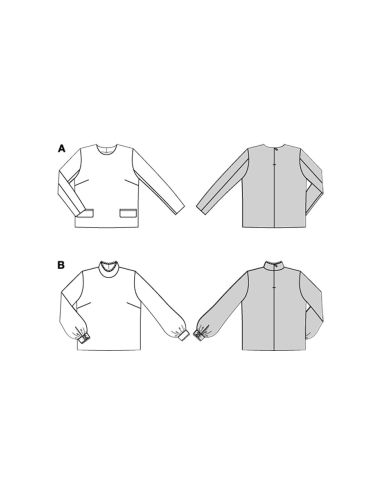 Blouse pattern - Burda 5701
