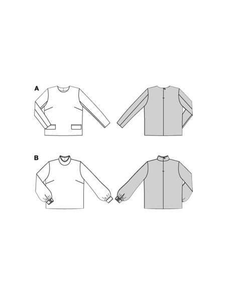 Blouse pattern - Burda 5701