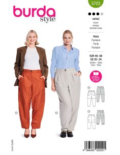 Pants pattern - Burda 5703