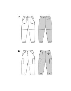 Pants pattern - Burda 5703 2