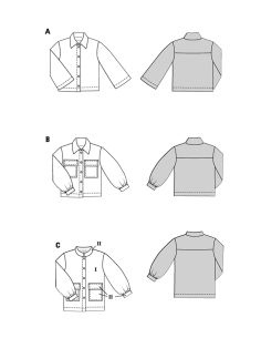 Jacket pattern - Burda 5706 2