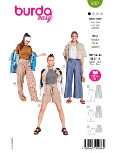 Pants pattern - Burda 5707
