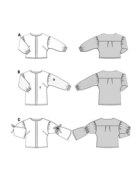 Blouse pattern - Burda 5709