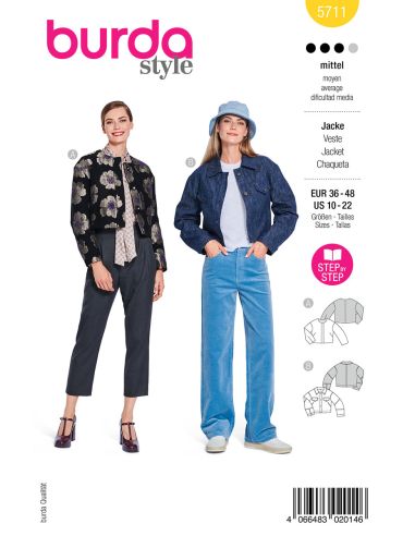 Jacket pattern - Burda 5711