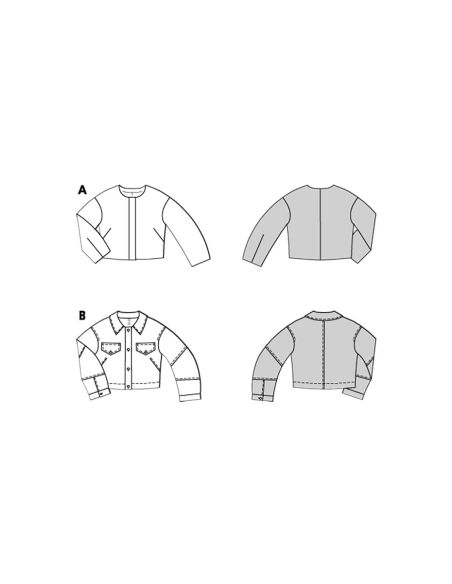 Jacket pattern - Burda 5711