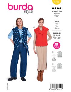 Vest pattern - Burda 5714