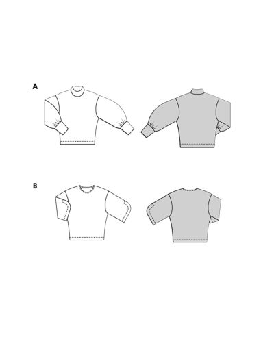 Sweatshirt Pattern - Burda 5716