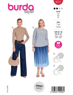 T-shirt Pattern - Burda 5717