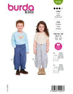 Pants pattern - Burda 9199