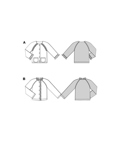 Jacket pattern - Burda 9203