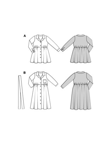 Dress pattern - Burda 9206