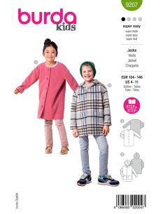 Coat pattern - Burda 9207