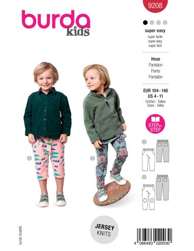 Pants pattern - Burda 9208