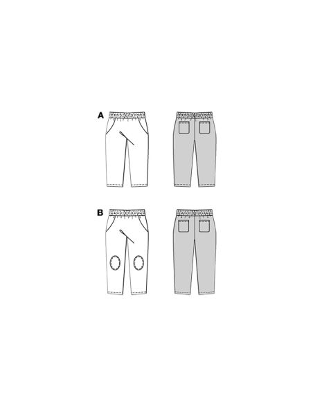 Pants pattern - Burda 9208
