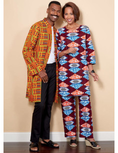 Coat, tunic, and pants pattern - Butterick 6534