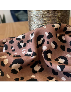 Mocha Viscose Poplin Fabric - My Dress Made