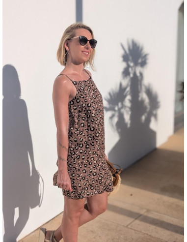 Mocha Viscose Poplin Fabric - My Dress Made